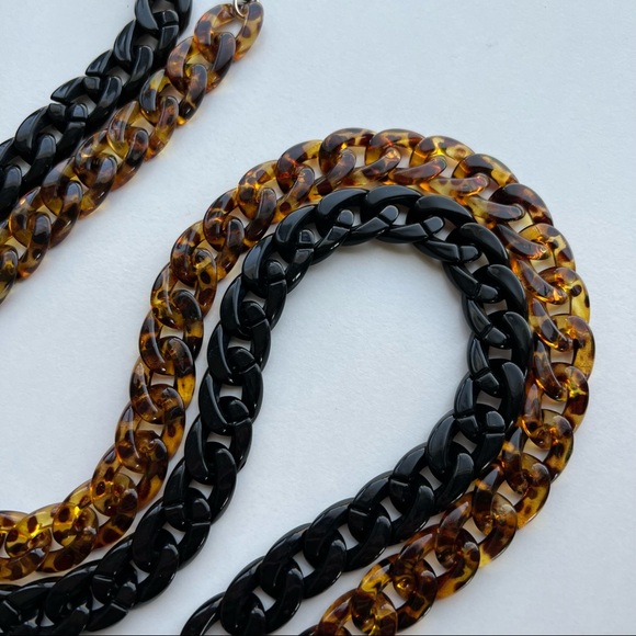 Chunky sunglass Acrylic Chain (bundle of 2) - Picture 3 of 6